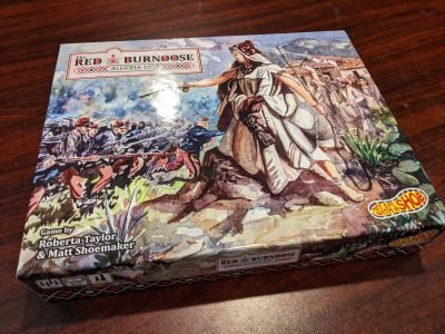 Le coffret de la version prototype du Burnoose Rouge Algérie 1857