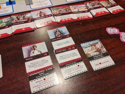 La possibilité de jouer aux cartes dans vos villages est l'aspect le plus innovant de The Red Burnoose.
