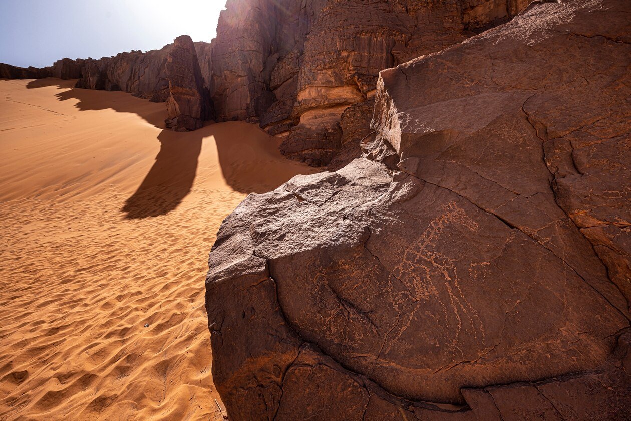 Algeria rock art