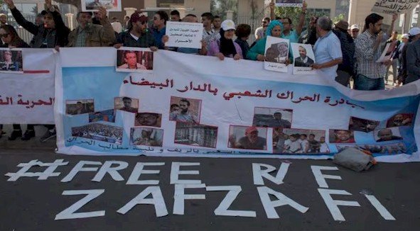 Manifestation pour la libération de Nasser Zefzafi